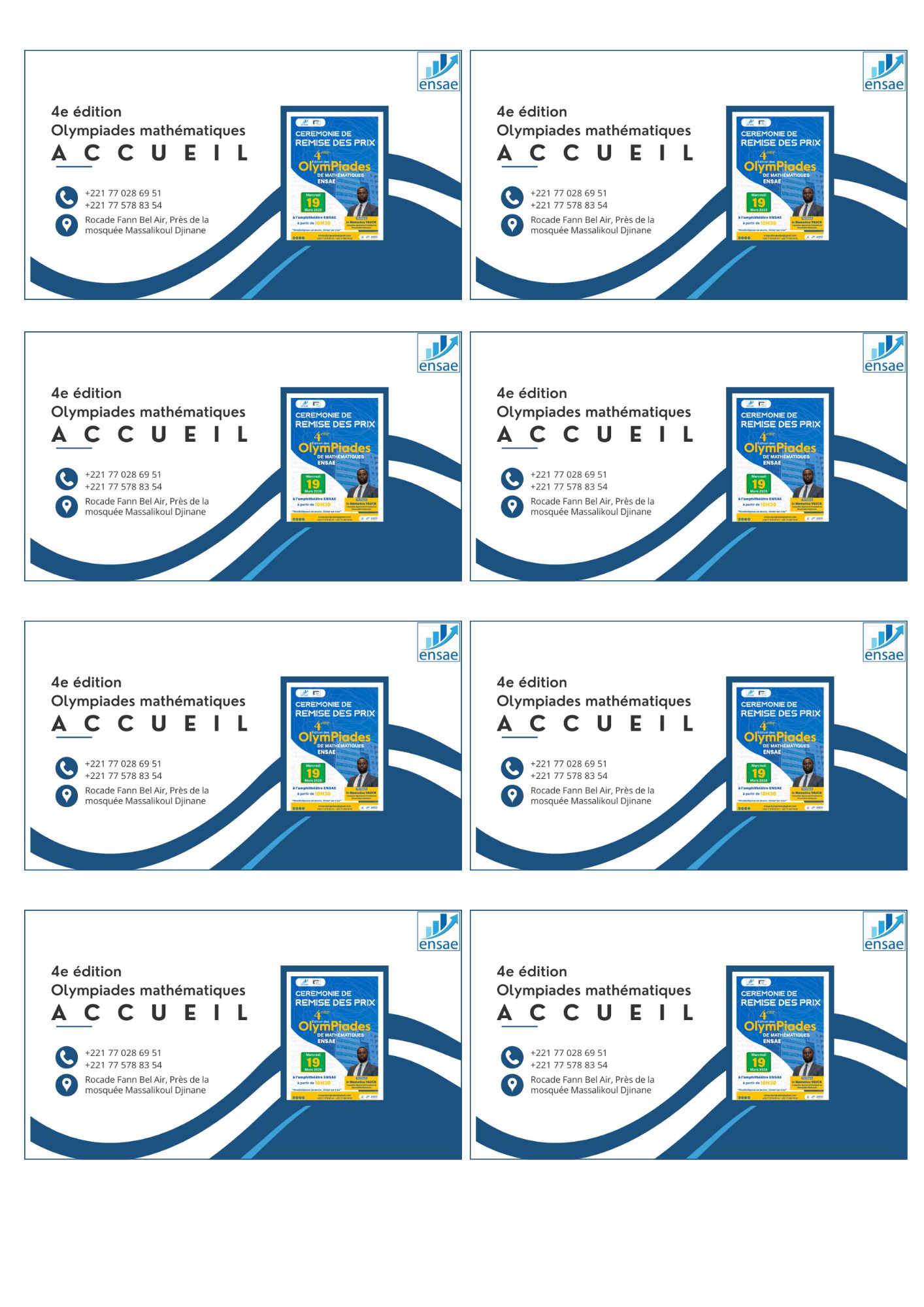 Olympiades badges flyer preview